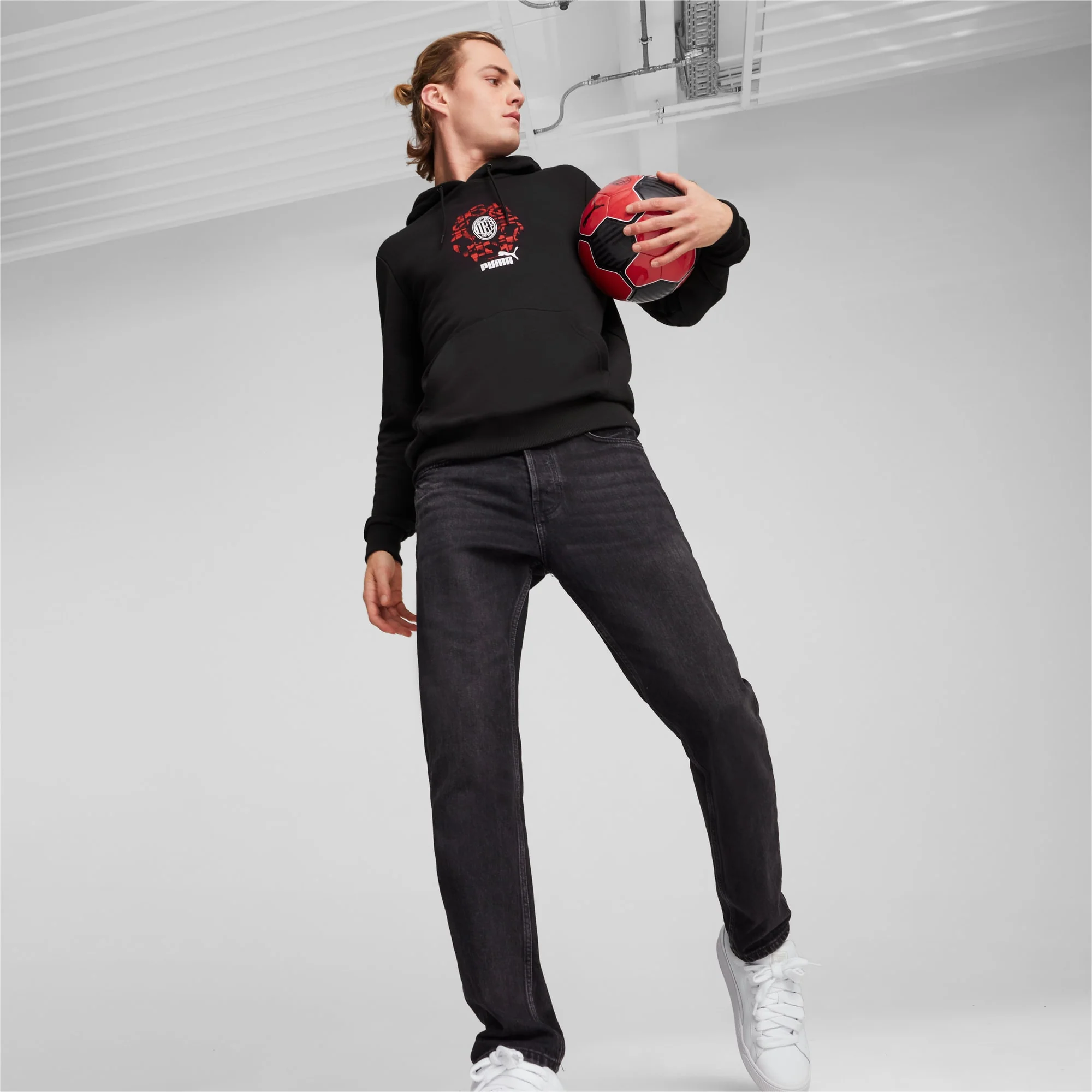 AC Milan FtblCulture Men's Hoodie - Image 7