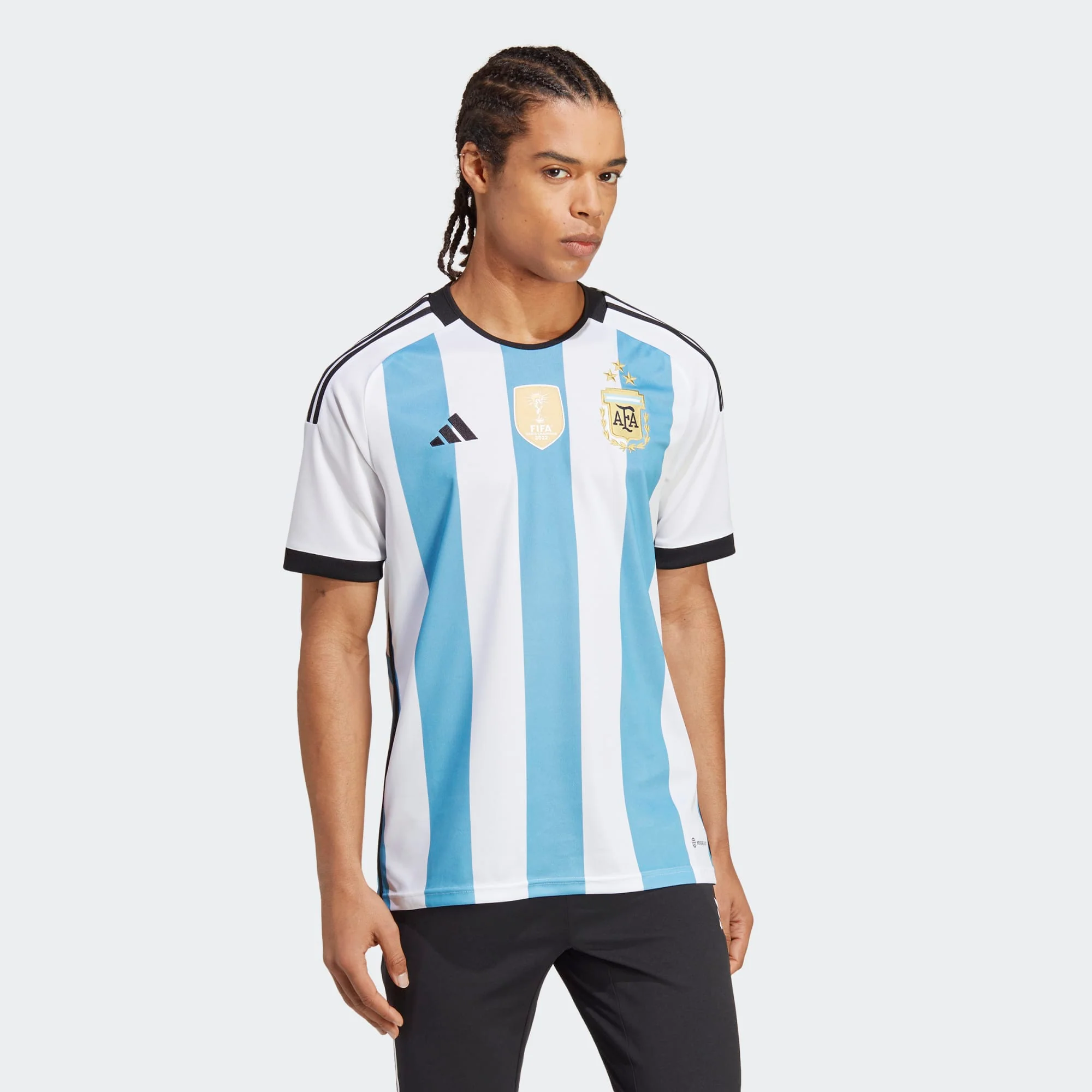 Argentina 22 Three Stars Men's Home Jersey - Image 3