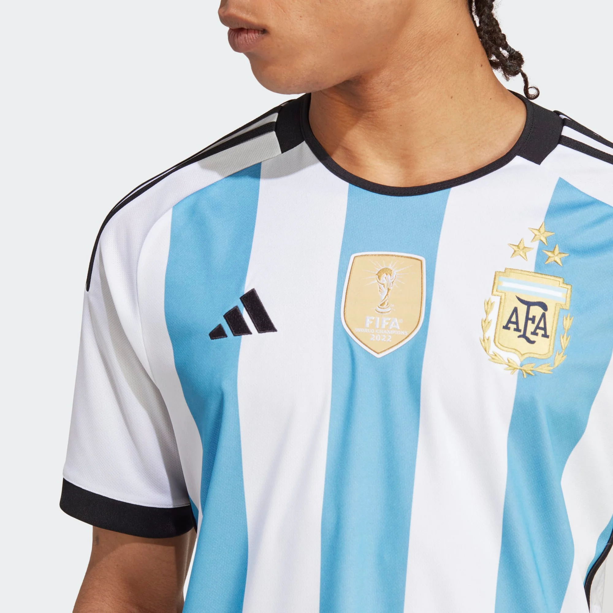 Argentina 22 Three Stars Men's Home Jersey - Image 5