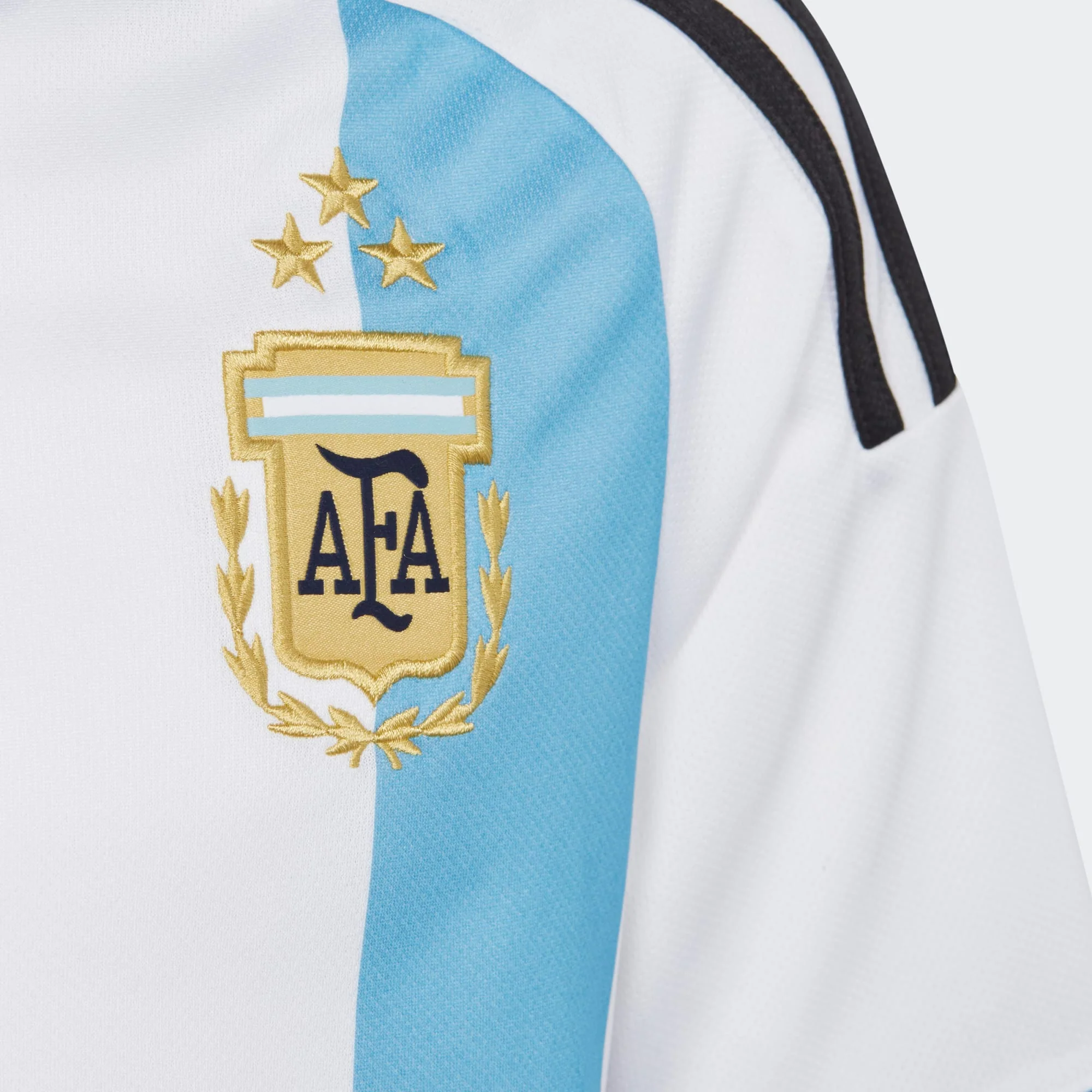 Argentina 22 Three Stars Youth Home Jersey - Image 4