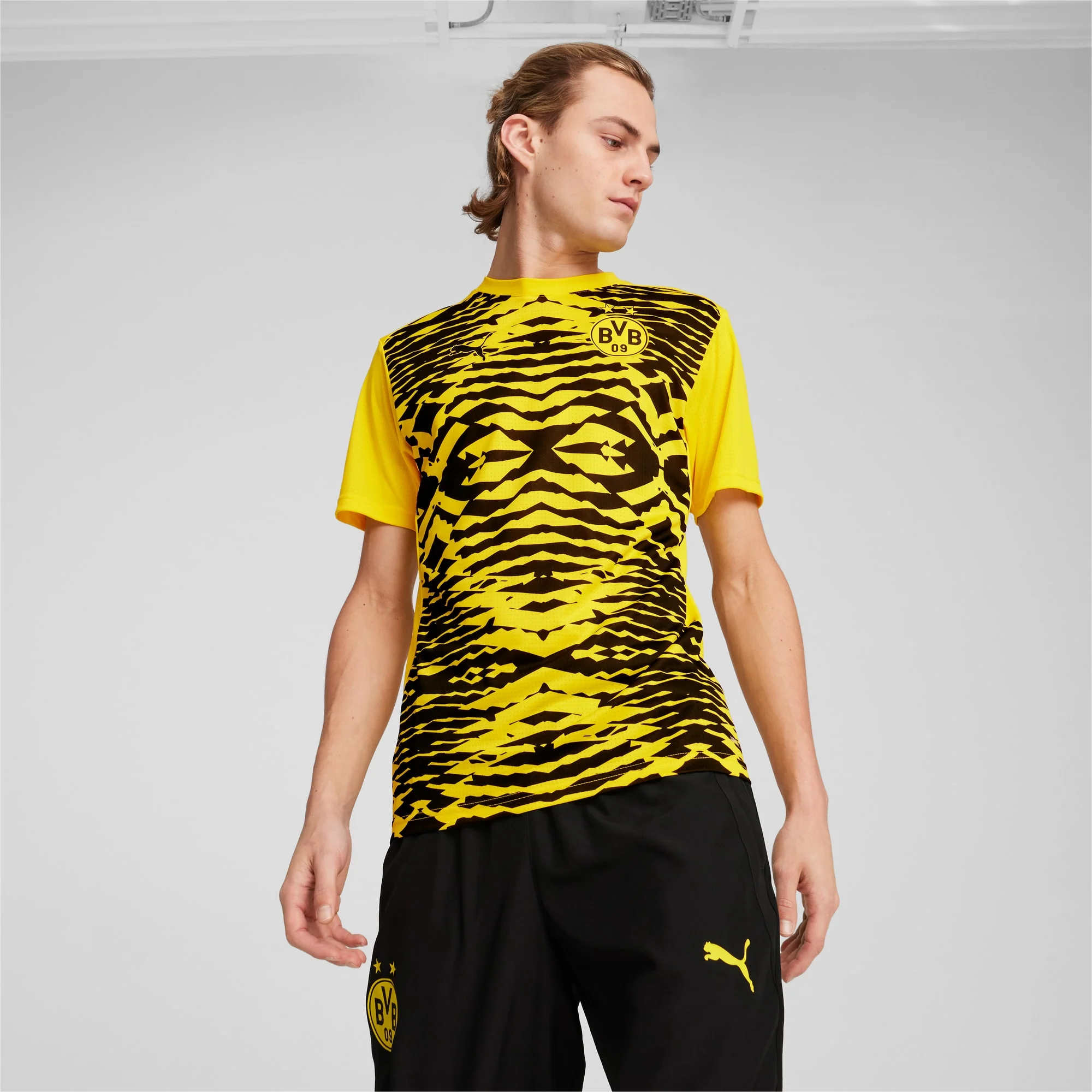 Borussia Dortmund 2024/25 Men's Pre-match Jersey - Image 3