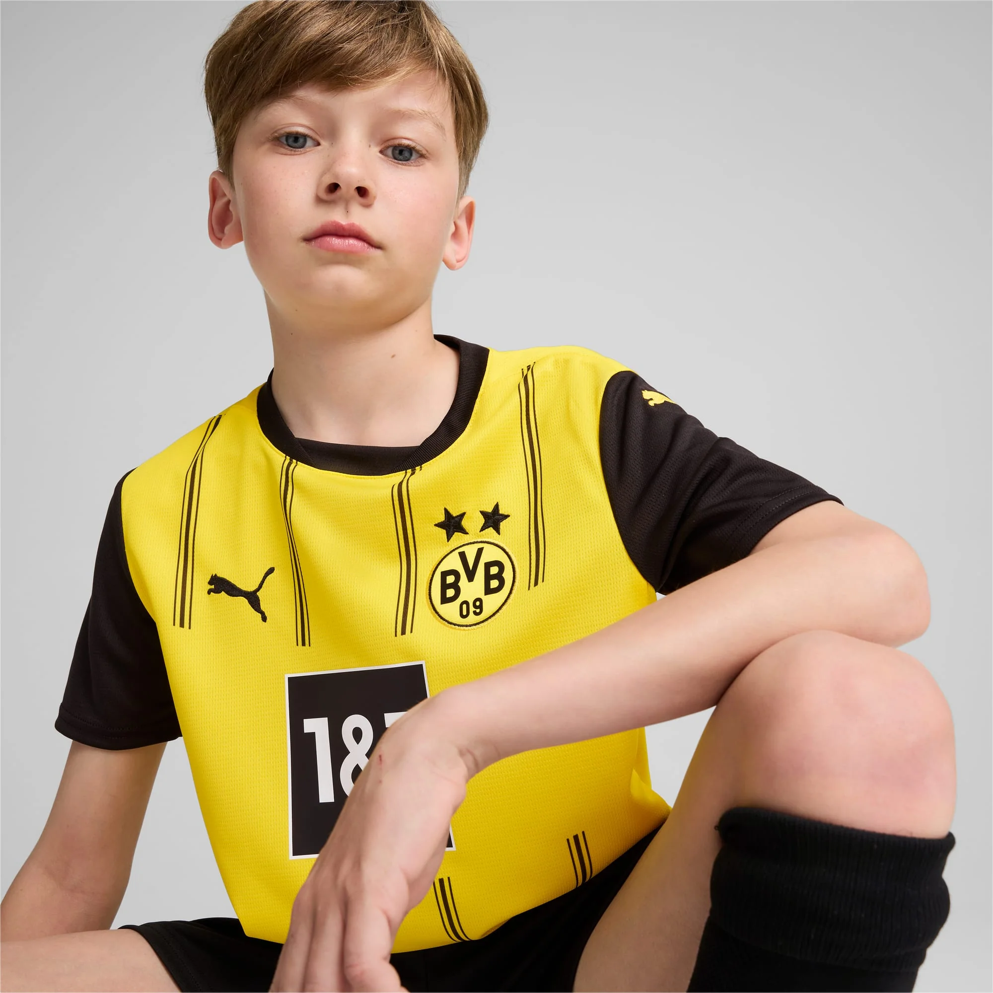 Borussia Dortmund 2024/25 Youth Home Replica Jersey - Image 4