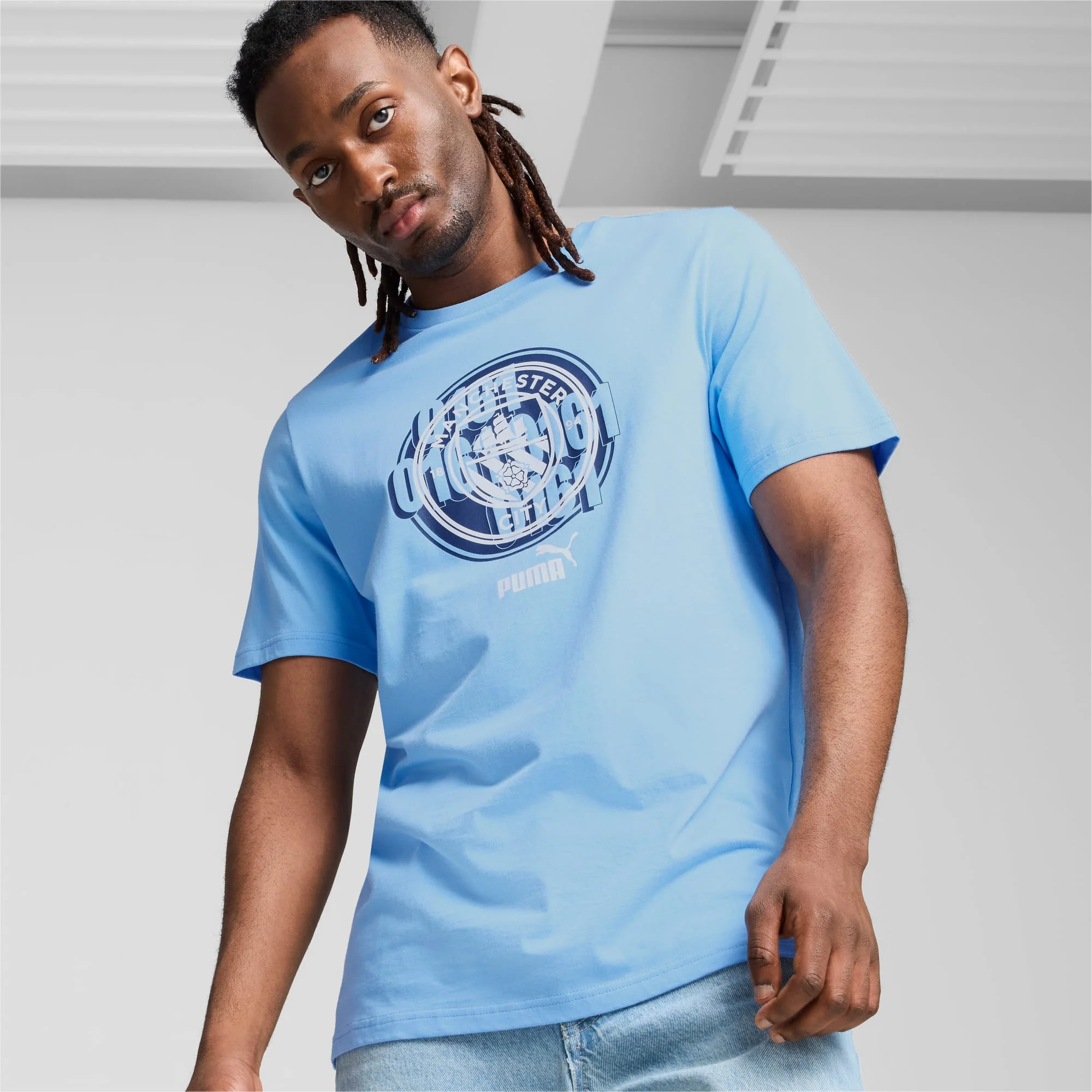 Manchester City FC FtblCulture Men's Tee - Image 3