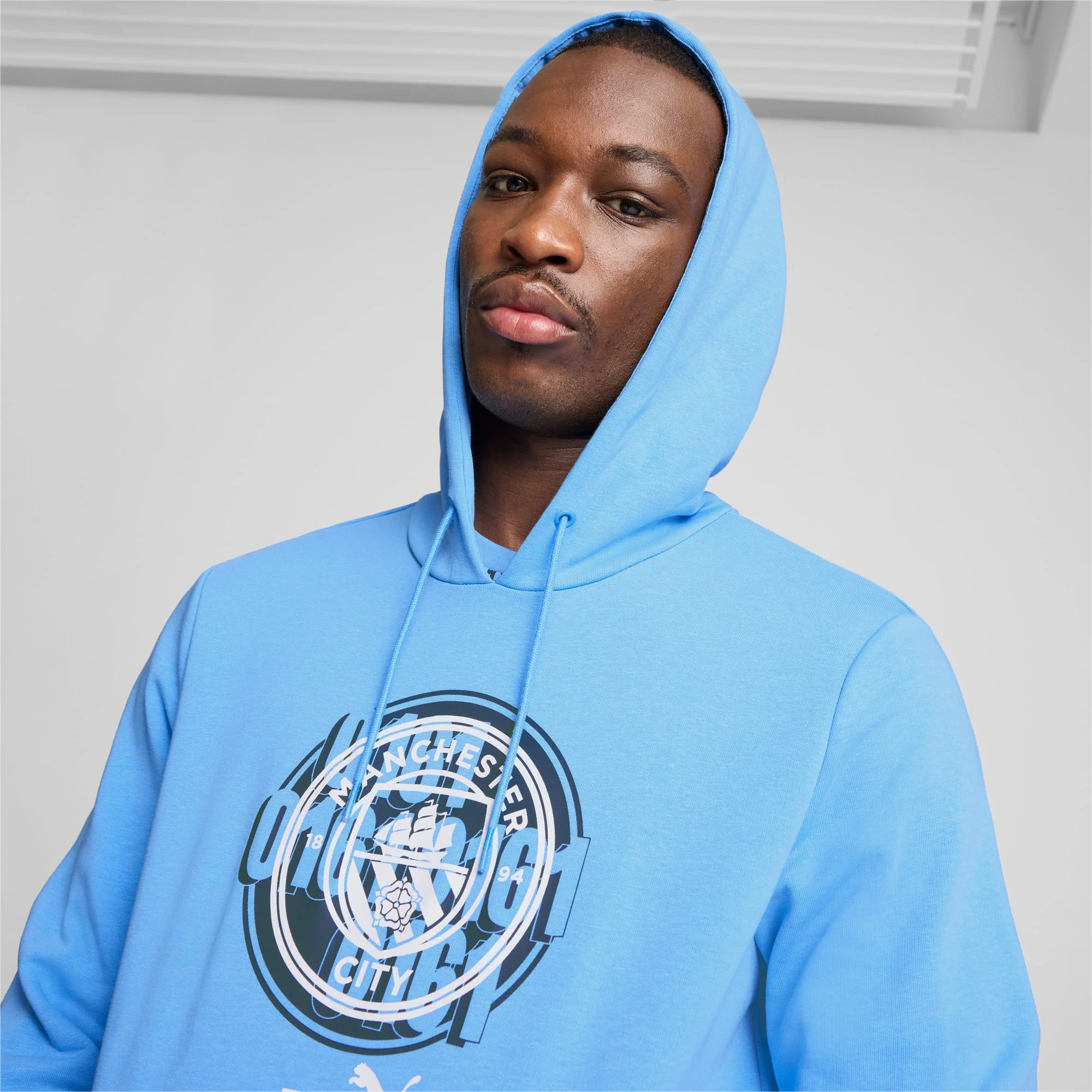 Manchester City FC FtblCulture Men's Hoodie - Image 6
