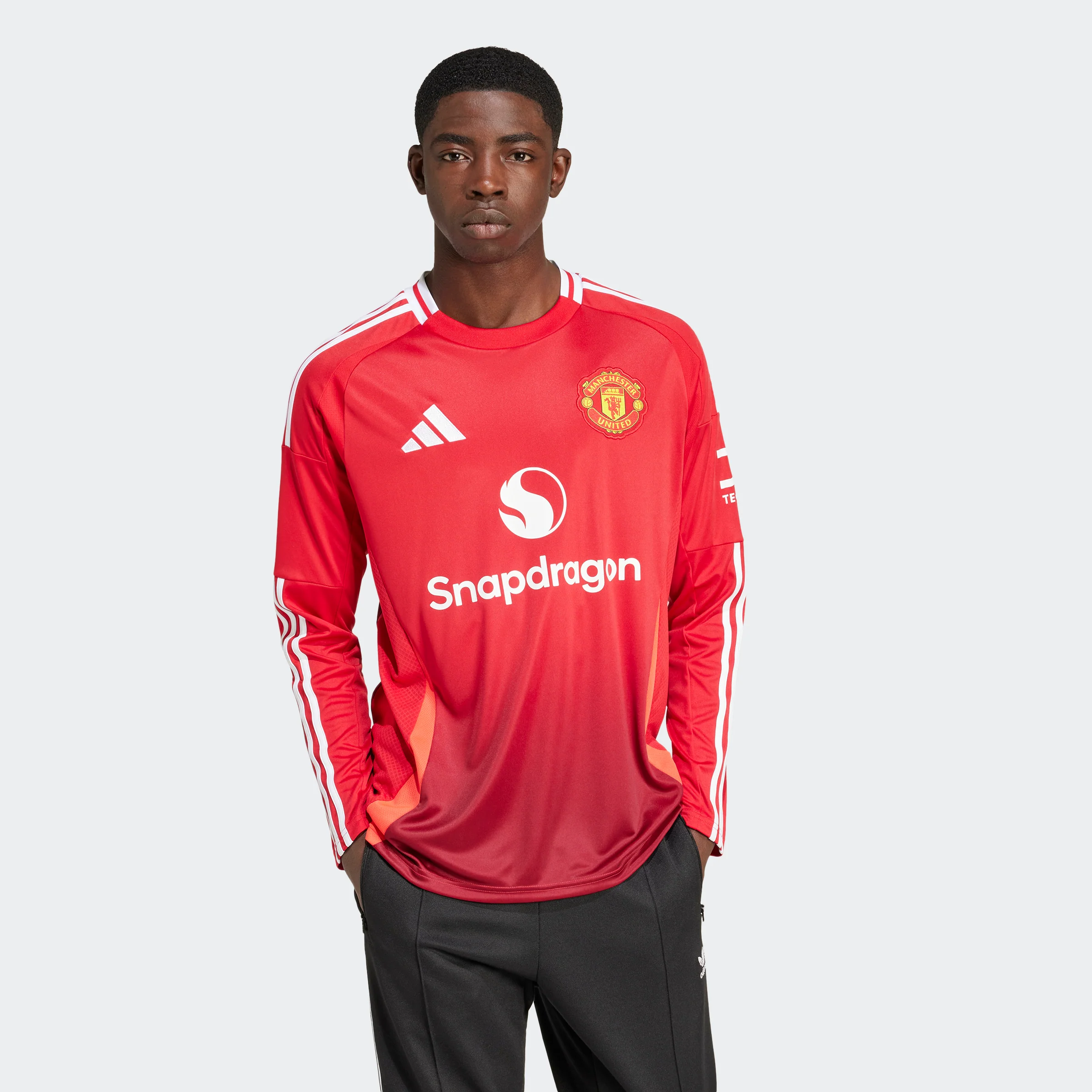 Manchester United 2024/25 Men's Long Sleeve Home Jersey - Image 7